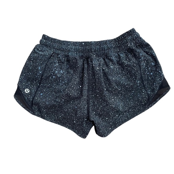 Lululemon Hotty Hot Shorts II 2.5" Mineralized Multi Black Lined Running Size 4 - Picture 2 of 8
